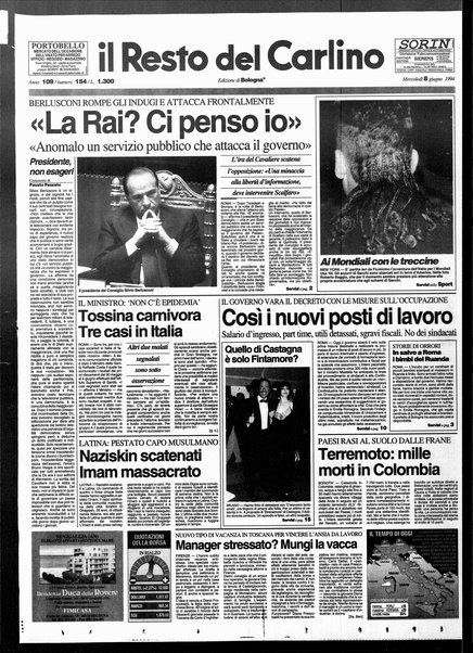 Il Resto del Carlino : giornale dell'Emilia